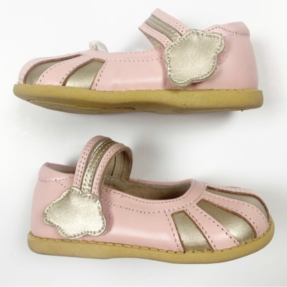 Pink and Gold Kids Shoes